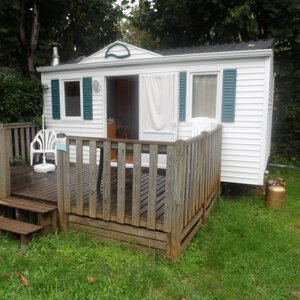 Terrasse et tranquilité de nos mobilhome (20m²)